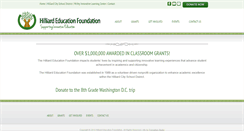 Desktop Screenshot of hilliardeducationfoundation.org